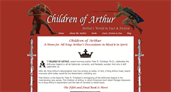 Desktop Screenshot of childrenofarthur.com